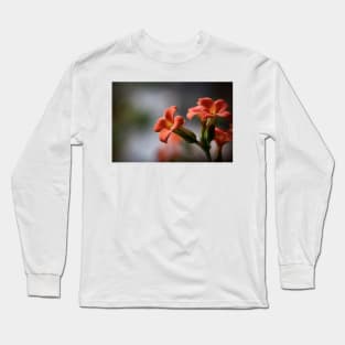 Trumpet Flowers - Floral - Botanical Long Sleeve T-Shirt